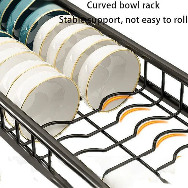countertop drain rack kitchen organizer