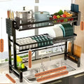 countertop drain rack kitchen organizer