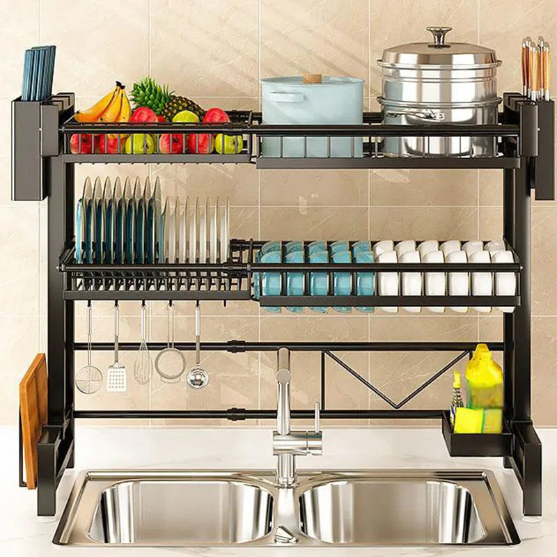 countertop drain rack kitchen organizer